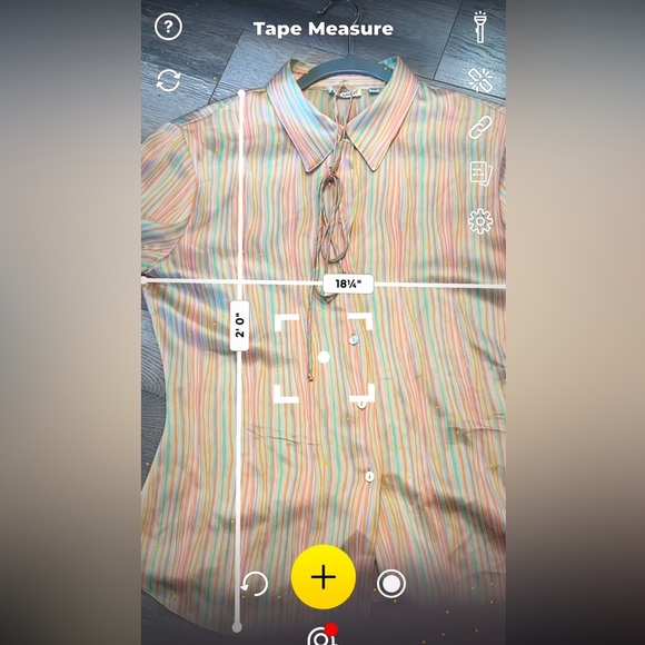 Tahari 95% silk Multicolor Striped women’s Shirt button up M - Picture 8 of 8